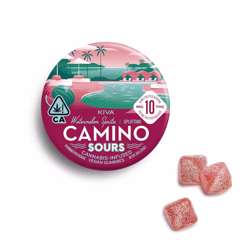 SOUR WATERMELON SPRITZ-Uplifting gummies-Camino Brand